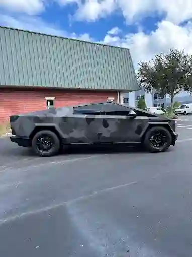 Cybertruck auto wraps in Tampa, FL