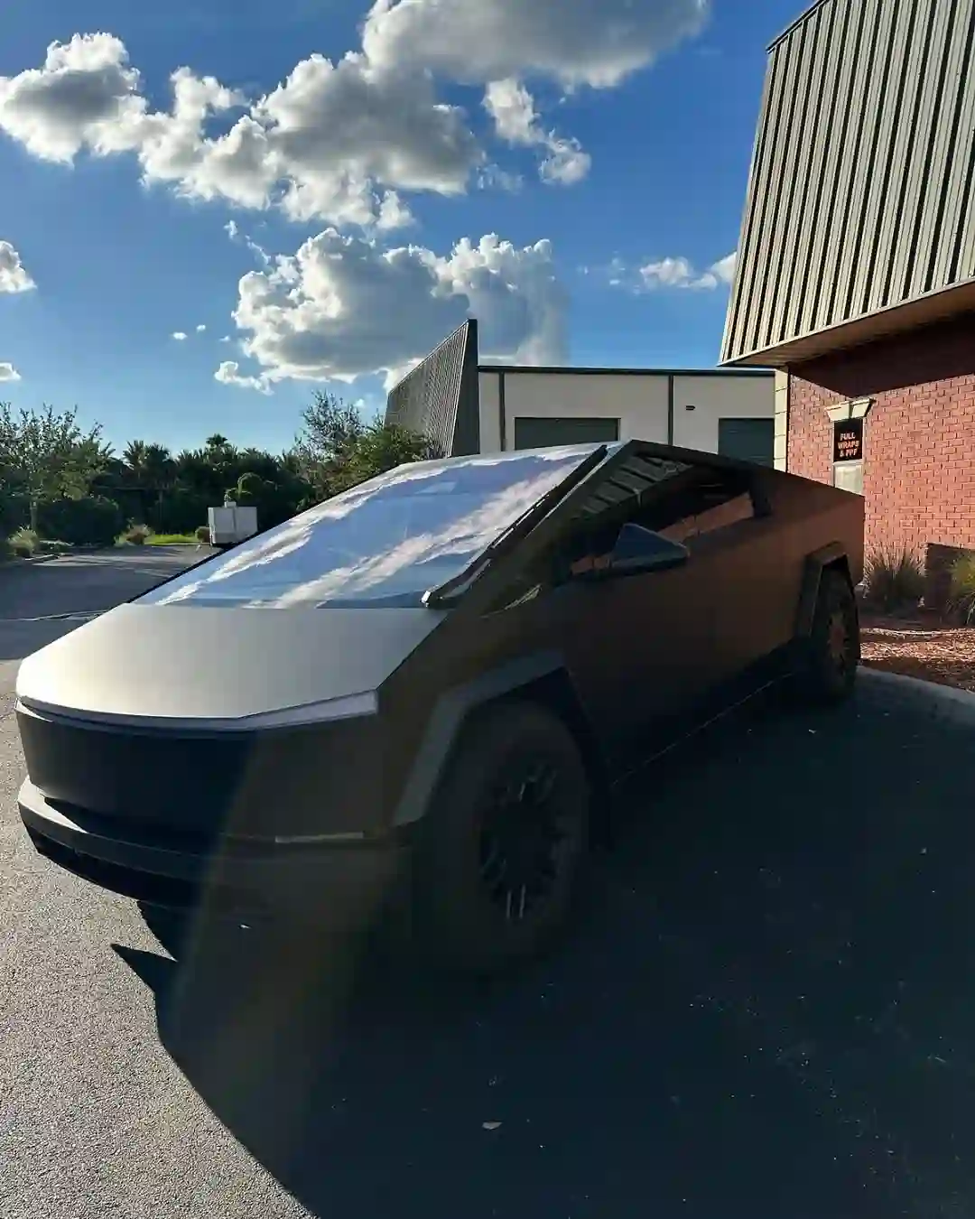 Cybertruck paint protection film in Tampa, FL