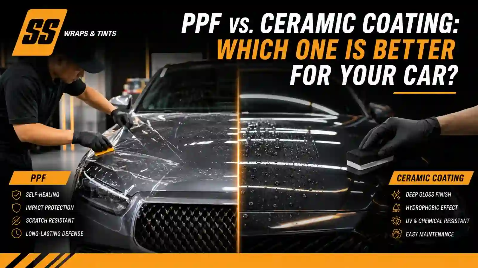 PPF vs. Ceramic Coating