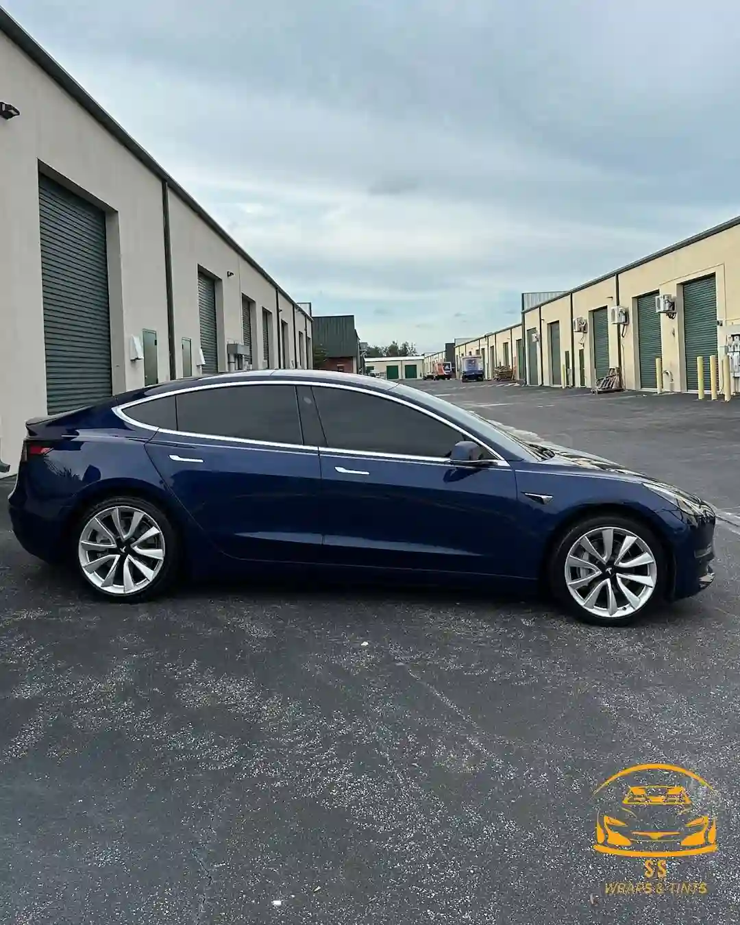 Tesla window tinting in Tampa, FL